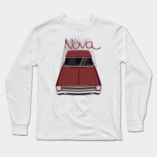 Chevrolet Nova 1966 - 1967 - madeira maroon Long Sleeve T-Shirt